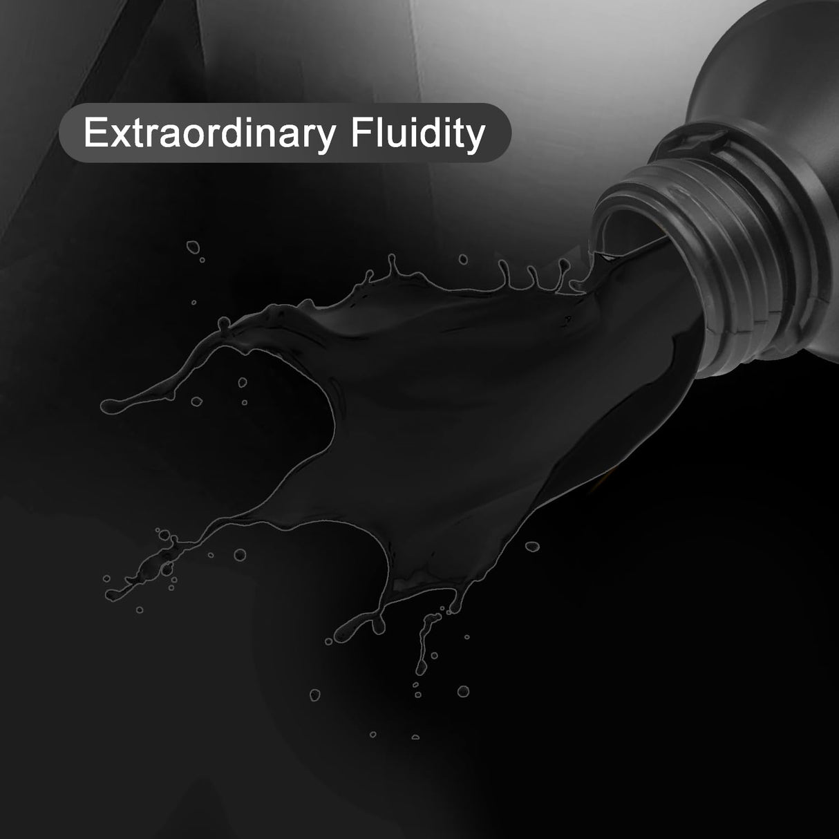 ApexMaker 3D Printer Resin Black, 1000g, High Precision, Low Odor, Quick Curing Standard Photopolymer Resin, 385-405nm UV Curing 3D Printing Liquid Photopolymer Resin for LCD DLP SLA 3D Printers ApexMaker