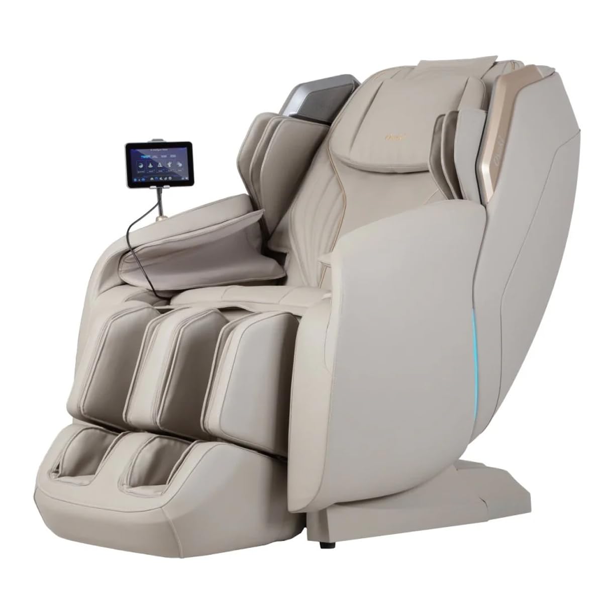 Osaki Atlas XL 4D SL-Track Massage Chair with Deep Calf Massage, Smart Body Scan System, Beige Osaki