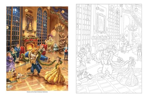 Disney Dreams Collection Thomas Kinkade Studios Celebrations Coloring Book WoodArtSupply