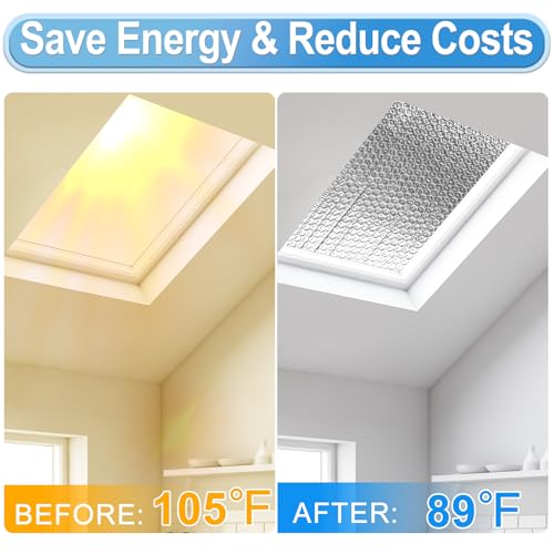 Garage Door Insulation Kit 16P Double Bubble Window Heat Insulation Panels, 6MM 24" x 54" Reflective Aluminum Foil Summer/Winter Barrier Insulation Sheets with 120 Adhesive Tapes for Garage Attic Wall ToLanbbt