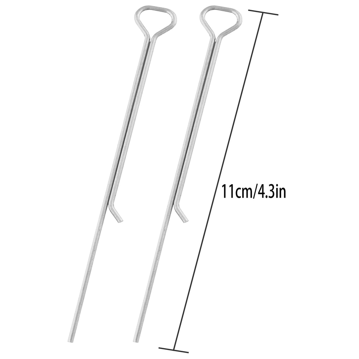 Candel Wick Holder ZZLZX 20PCS 4.3 Inch Wick Holders for Candle Making, Metal Wick Centering Tool, Candle Wick Clip ZZLZX