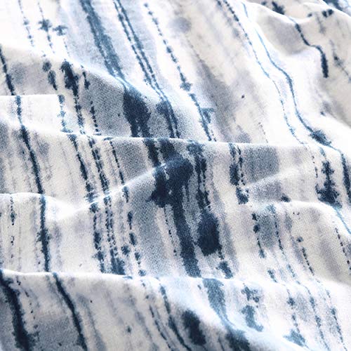 City Scene - Twin Duvet Cover Set, 100% Soft Cotton Bedding for Year Round Comfort, 2 Piece Bed Set with Maching Pilliwcase (Sokal Blue) City Scene
