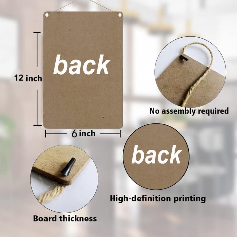 Check Your Pockets Home Decor Utility Room Laundry Room Decor Funny signs farmhouse gift wooden hanging sign rustic wall art home decor 6x12 inch Compladeta