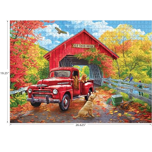 RoseArt Kodak Cork - Old Creek Bridge - 1000 Piece Jigsaw Puzzle RoseArt