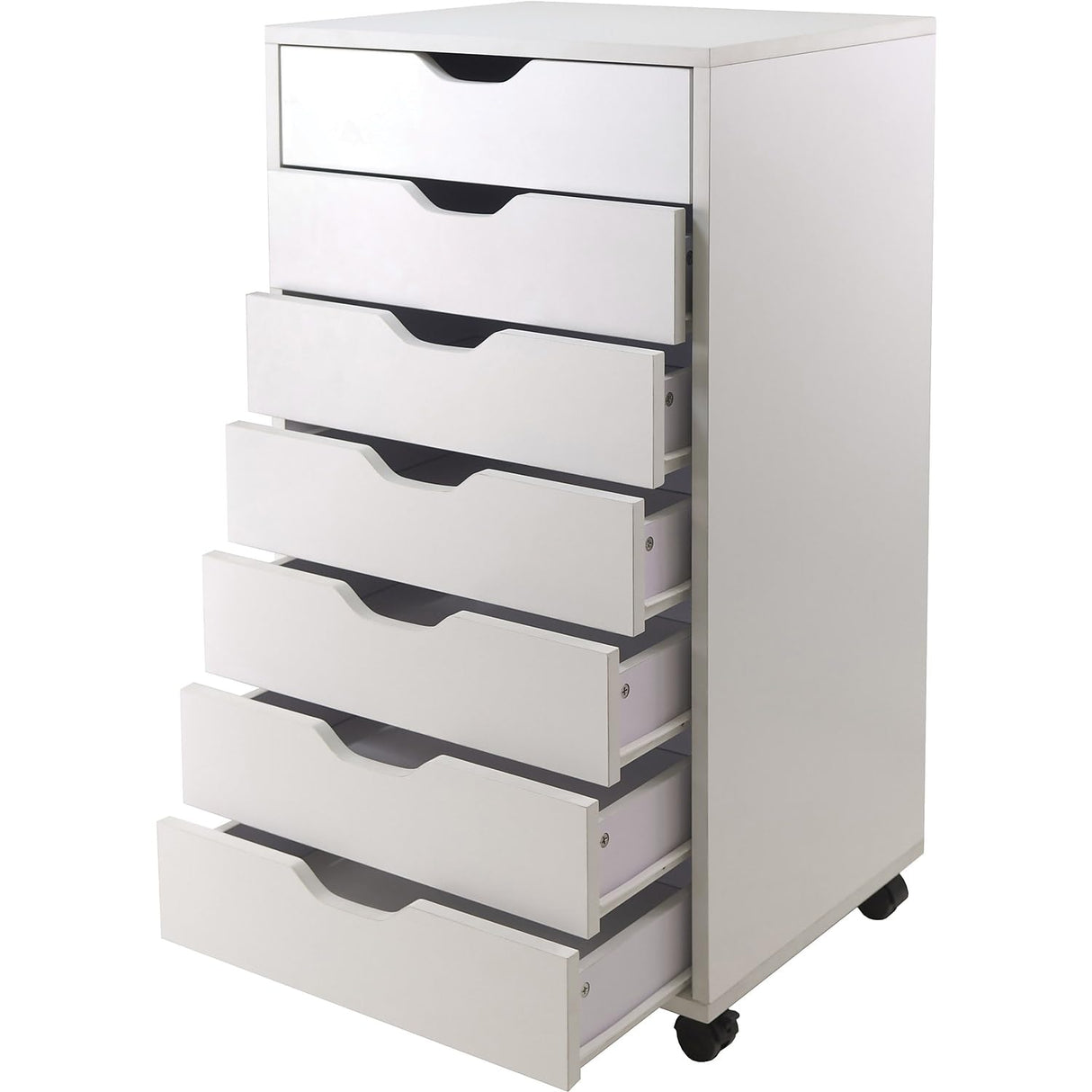 Winsome Halifax 7-Drawer Composite Wood Cabinet, White (10792) Winsome
