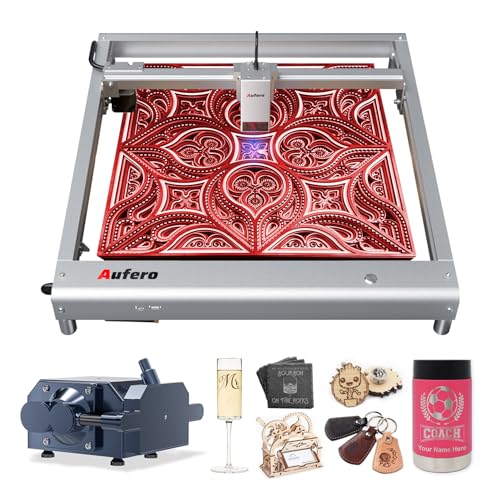 Aufero Laser Engraver 20000mW Laser Cutter Machine with 40L Air Assist Large Working Area Laser Engraver Machine for Wood, Metal, Acrylic,Leather Wood Laser Engraver with APP Control Aufero