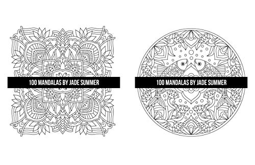Mandala Coloring Book: For Adults with 100 Magical Mandalas WoodArtSupply