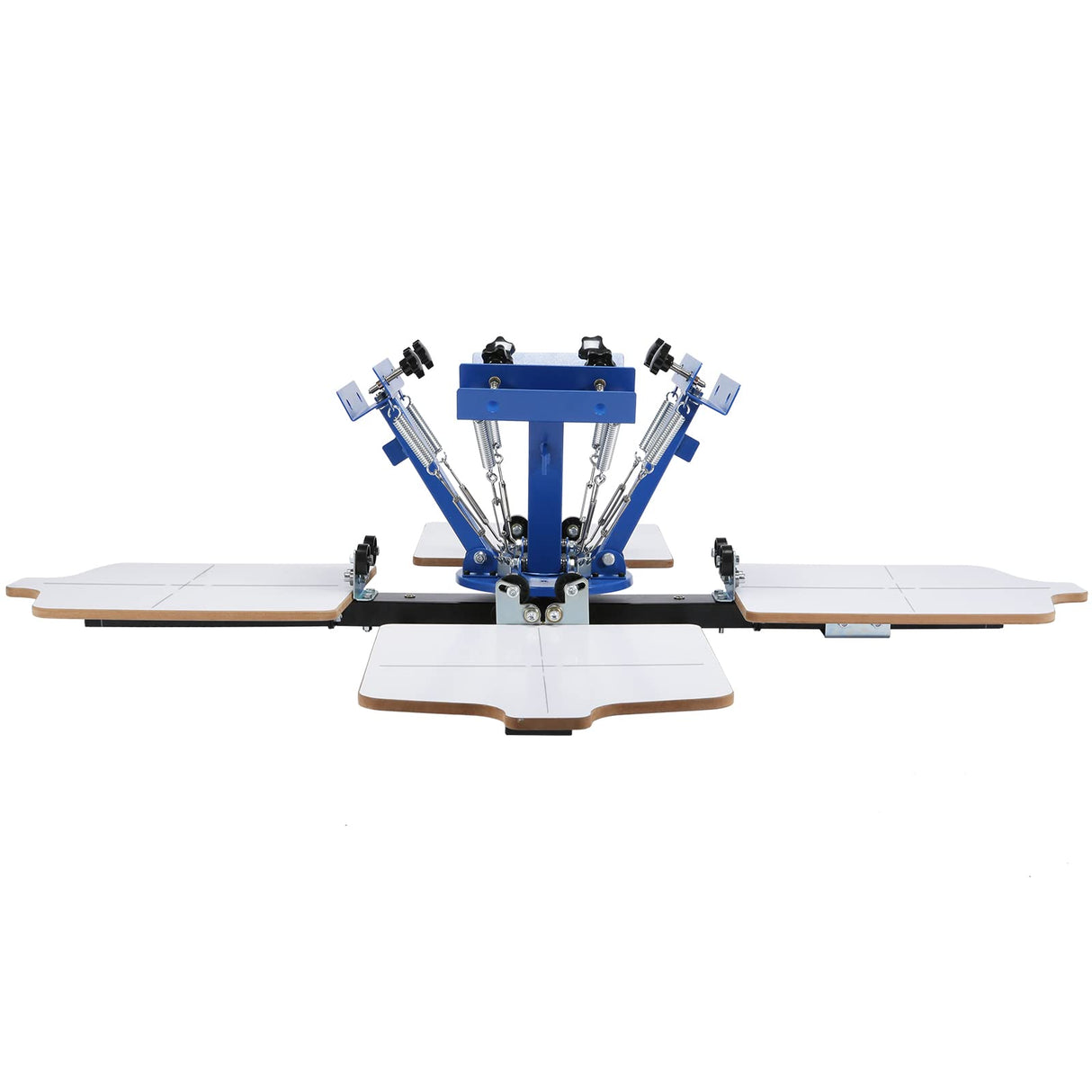 VEVOR Screen Printing Machine, 4 Color 4 Station 360° Rotable Silk Screen Printing Press, 21.2x17.7in / 54x45cm Screen Printing Press, Double-Layer Positioning Pallet for T-Shirt DIY Printing VEVOR