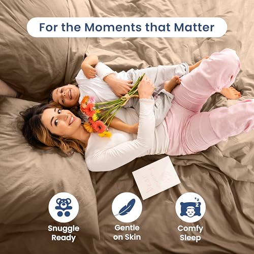 3 Piece Twin Sheets Set | Twin Bed Sheets Set – Light Weight, Soft Breathable Sheets | Brushed Cotton Rich Blend | Secure-Fit, Wrinkle Resistant, Durable, Easy Care Bed Sheets | Comfy Sheets | Beige Martex