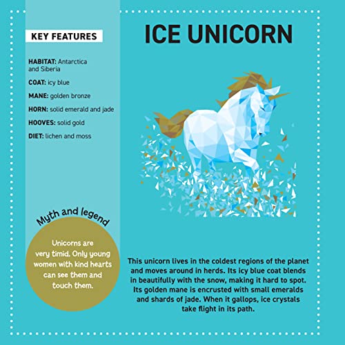 My Sticker Paintings: Unicorns: 10 Magnificent Paintings (Happy Fox Books) For Kids 6-10 to Create Unicorns with Up to 100 Removable, Reusable Stickers for Each Design, plus Fun Facts and Folklore Happy Fox Books