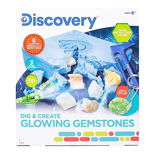 Discovery Crystal Growing Aquarium, at-Home STEM Kits for Kids Age 12 and Up, Crystal Kits for Young Scientists, DIY Crystals, Kids Sleepover Activities Discovery Kids