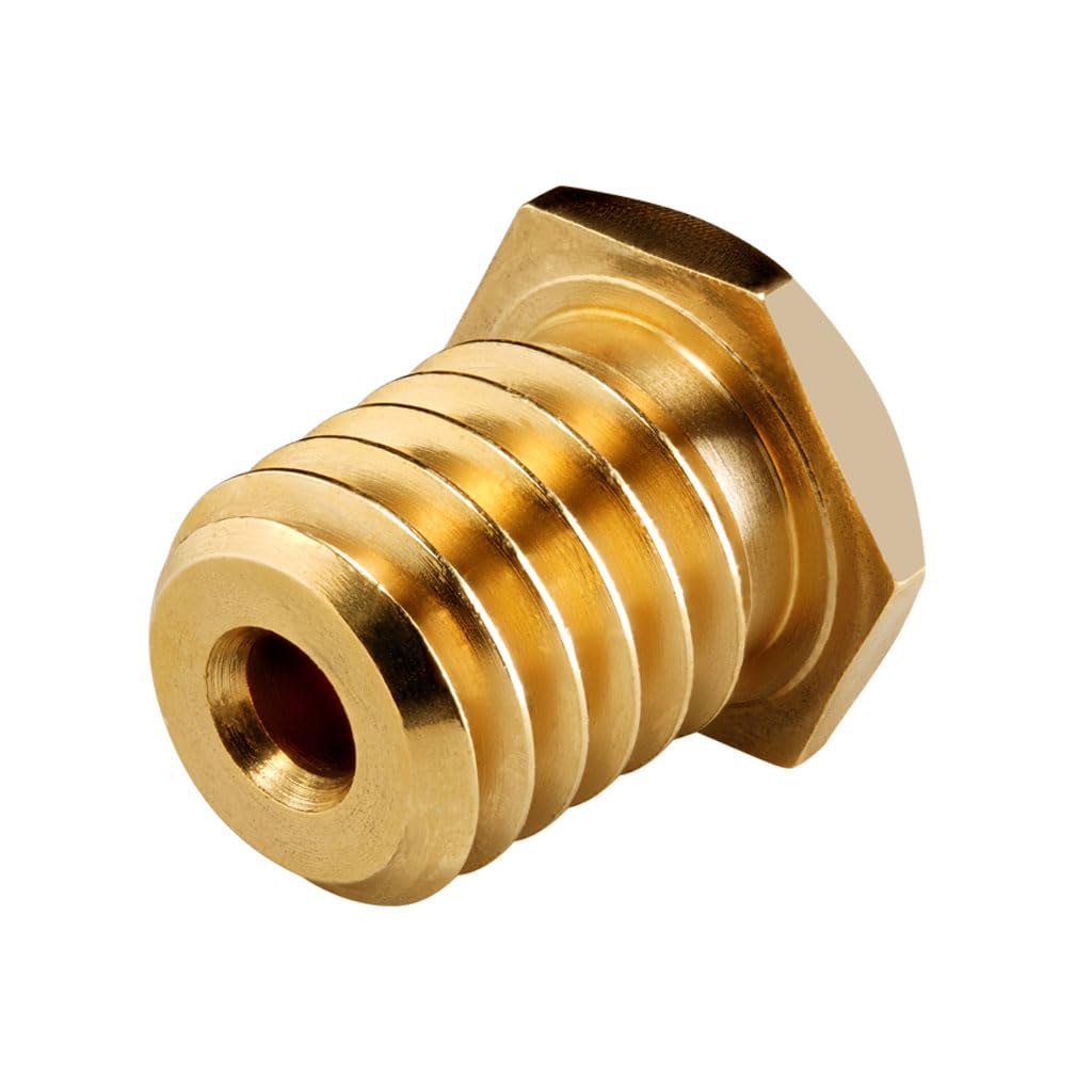 DUROZZLE Ruby Tip 3D Printer Nozzles, Hardened & Abrasion Resistant for Bambu Lab P1P / P1S / X1 / X1C Upgraded Hotend High Speed 3D Printing (Bambu Lab, 0.4mm) DUROZZLE