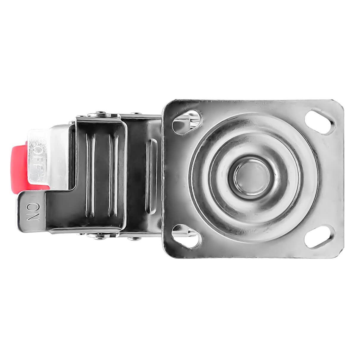 FactorDuty 8" X 2" Heavy Duty Caster Set of 4 Locking Swivel Caster Wheels Polyurethane On Polyolefin Industrial Grade Premium Quality 4000lbs Total Capacity FactorDuty