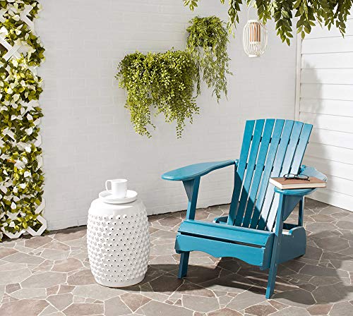 Safavieh Patio Collection Hampton Adirondack Acacia Wood Chair Safavieh