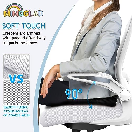 Mimoglad Ergonomic High Back Mesh Office Chair, Adjustable Lumbar Support, Thickened Seat Cushion Mimoglad