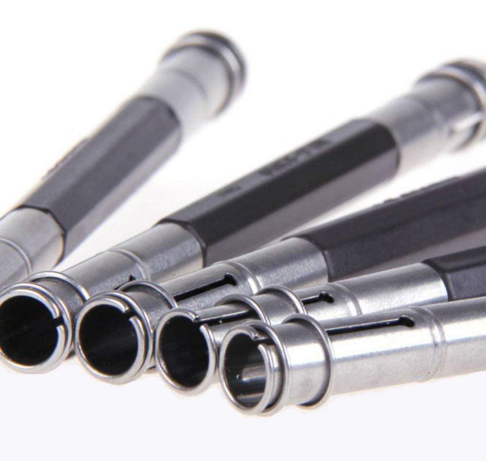 Akak Store 5 Pieces Per Set Adjustable Handy Dual Head Pencil Extender Holder Pencil Lengthener Length Extender Holder for School,Office,Sketch,Art,Writing AKOAK