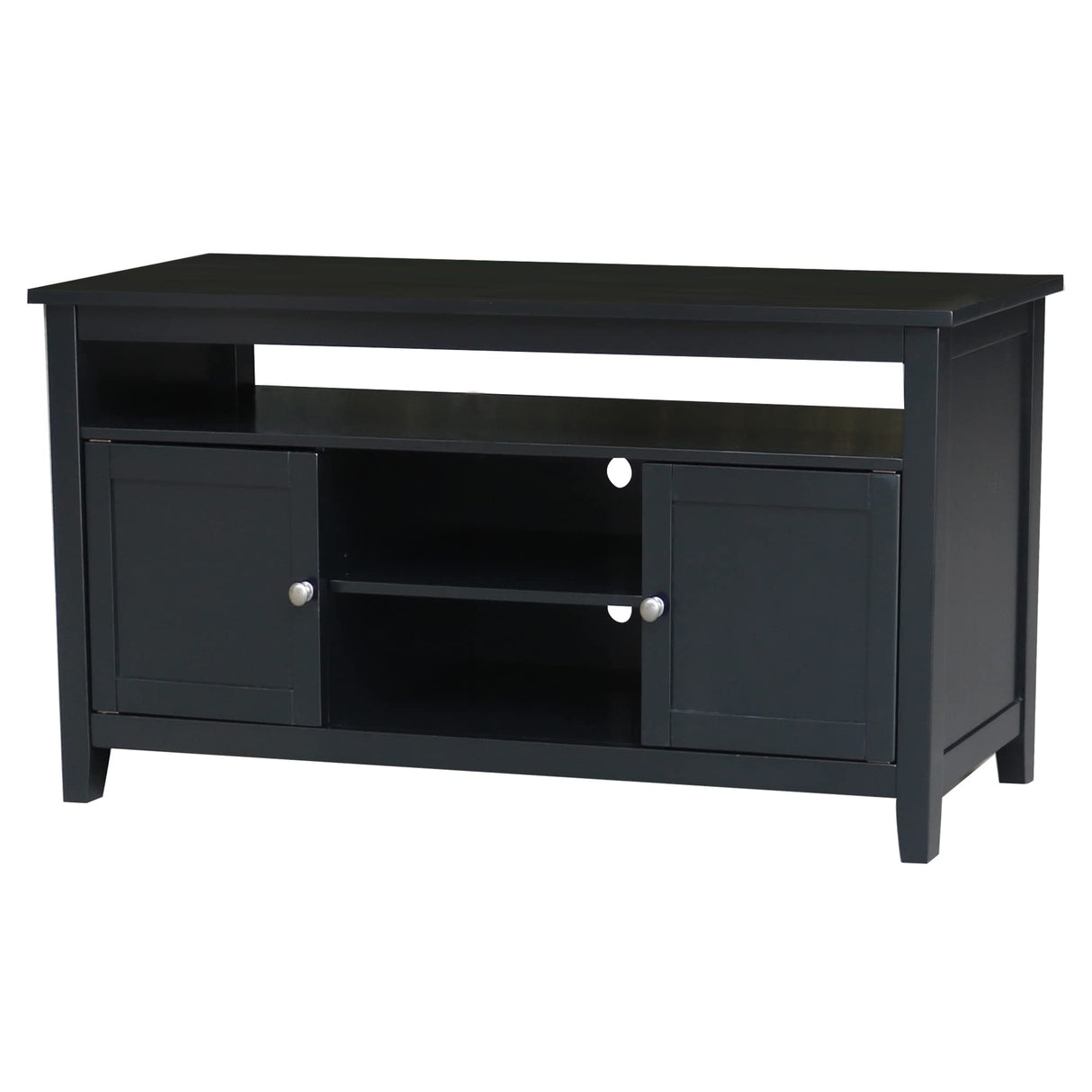 IC International Concepts Entertainment/TV Stand, Black IC International Concepts