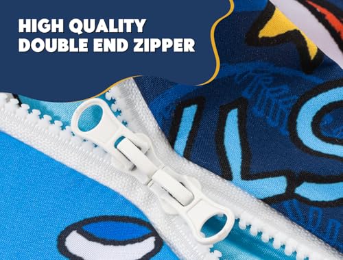 Meeting Story 3pcs Kids Comforter Sets Zipper Bedding Set for Boys,Twin Kid Bedding Set Basketball Football Baseball Comforter Sports Bedding for Kid,All in one Zipper Bedding(Navy,Twin) Meeting Story
