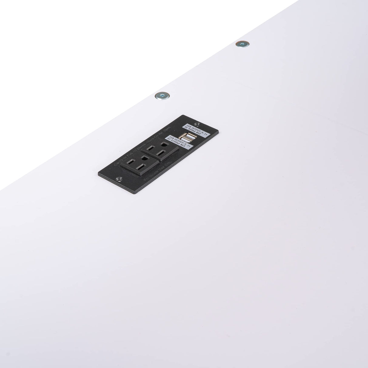 Merax White Full Size Loft Bed with Integrated Desk, Storage Cabinets, and Charging Station Merax