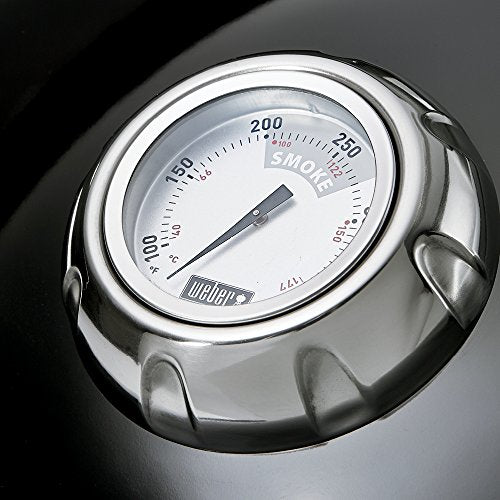 Weber 18-inch Smokey Mountain Cooker, Charcoal Smoker,Black Weber