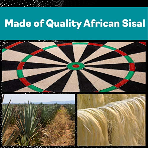 Viper Slash Official Competition Bristle Steel Tip Dartboard, WDF Accredited with Staple-Free Ultra-Thin Metal Wiring, Self-Healing Professional-Grade African Sisal, Magnetic Dart Holders,Black Viper