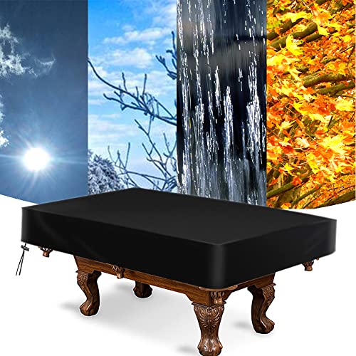 amberr Billiard Pool Table Cover,Pool Table Cover 8 feet Waterproof (8ft:100x56x8in) amberr