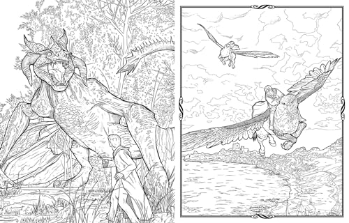 Hogwarts Legacy: The Official Coloring Book: Color Your Legacy (Harry Potter) WoodArtSupply