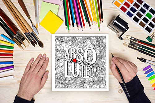 Swear Word Adult Coloring Book: Fresh Out of F*cks WoodArtSupply