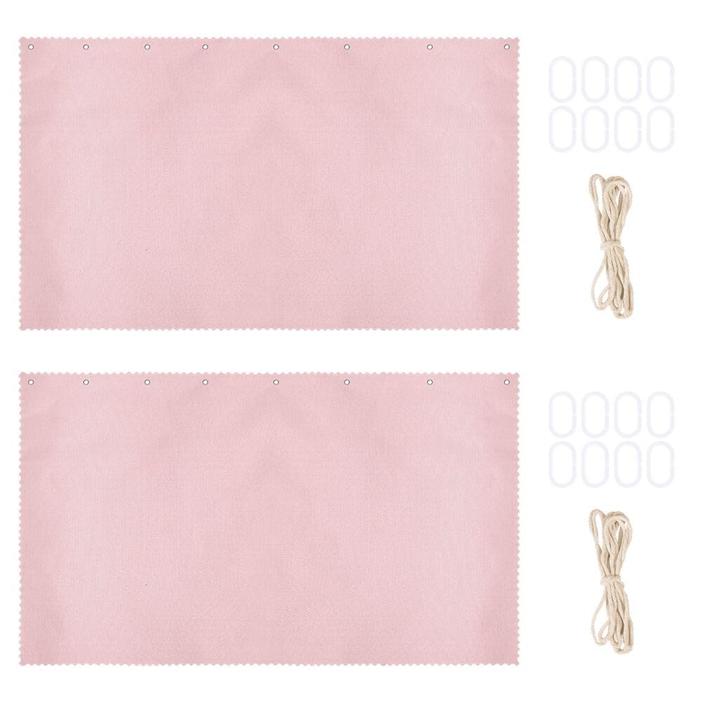 XGOPTS 2 Panels Dorm Bunk Bed Curtain Students Dormitory Bottom Bed Cloth Curtain Dustproof Single Bed Blackout Curtains Net Panels Loft Bedding Canopy Tent Spread Curtain Shading Drapes XGOPTS