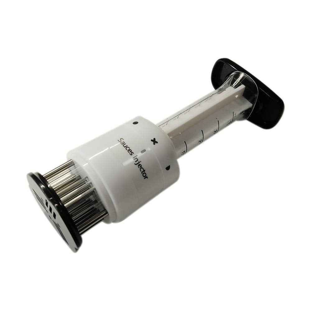 BLUE ELF Sauce Injector Marinator and Meat Tenderizer 30 Stainless Steel Needles NEW BLUE ELF