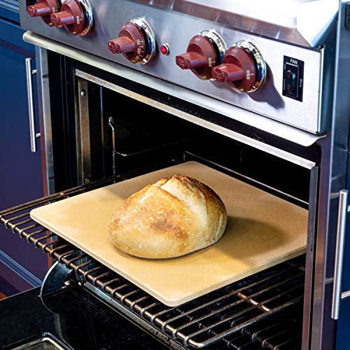 Old Stone Pizza Kitchen Rectangular Pizza Stone for Oven and Grill, 14x16-Inch Old Stone