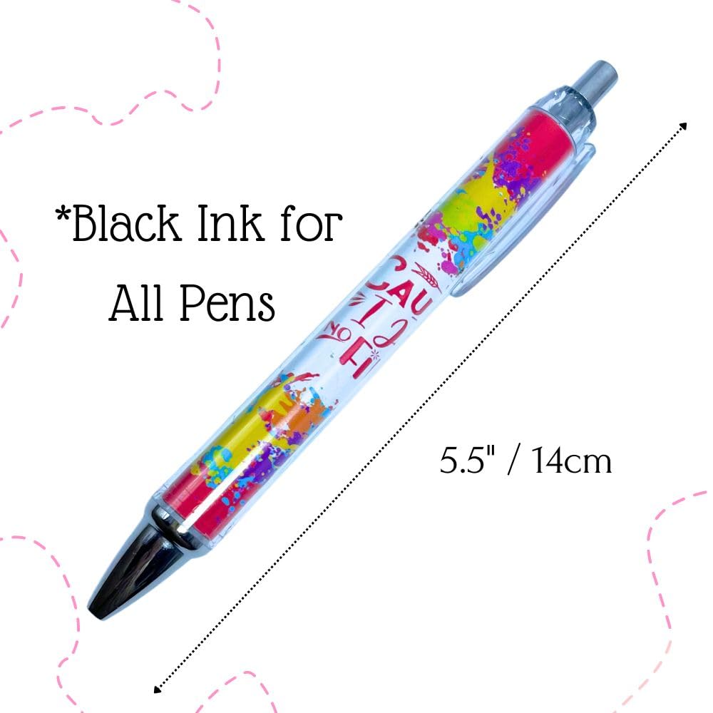 12 PC Funny Pens Sublimation Fun Ink Pen Bulk Set Rude Snarky Sassy Daily Sarcastic Quote Crude Word Sayings Humor Work Office Gag Writing Instruments Supplies Coworkers Gifts Novelty for Adults YJ PREMIUMS