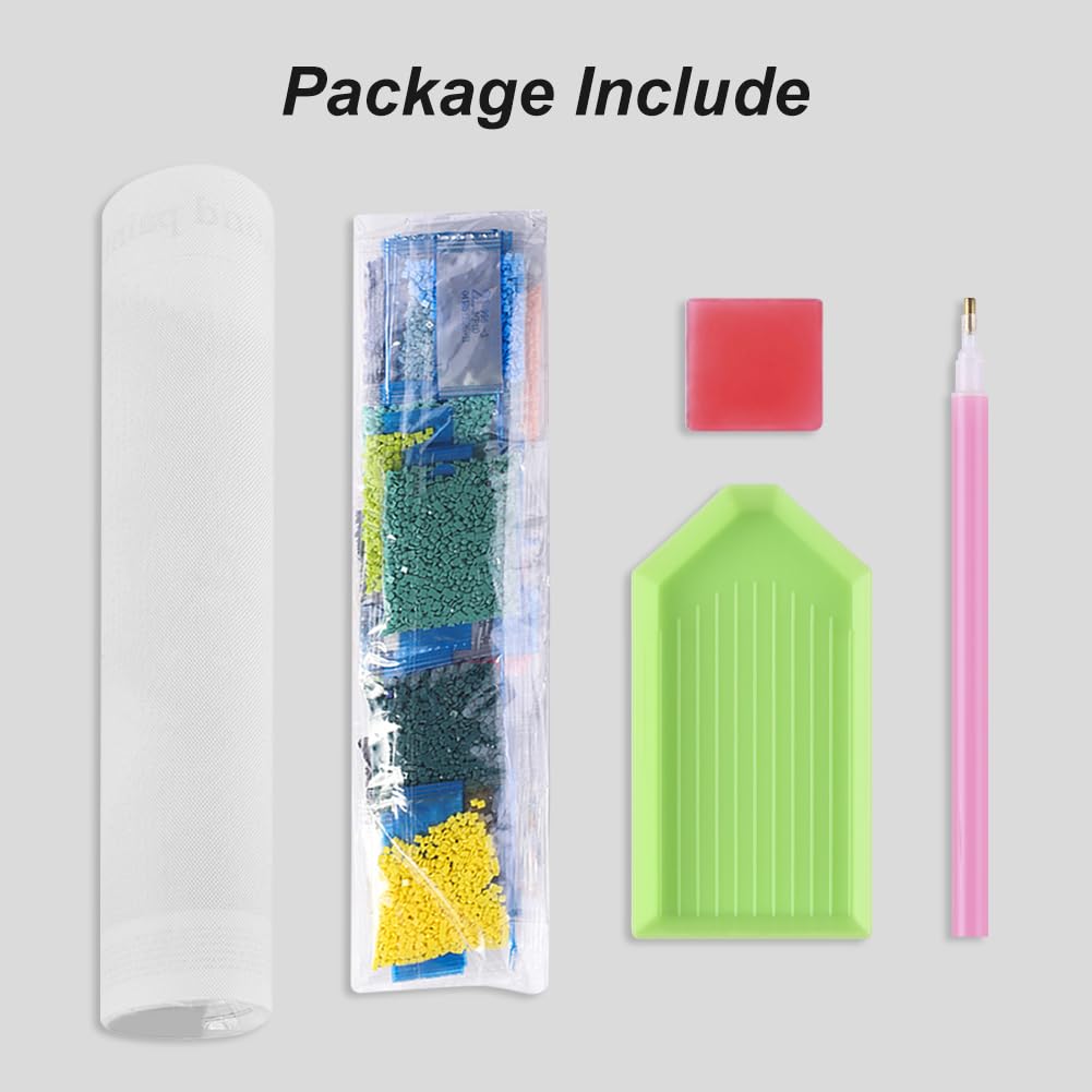 WSLWXSHM 5D Special Shape Diamond Art Kits for Beginners, Diamond Painting Kits for Adults Elephant, Crystal Rhinestones Diamond Painting for Home Wall Decoration Gift 12×12inch/30×30cm, Animal WSLWXSHM