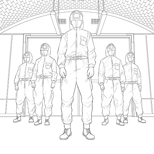 Squid Game: The Official Coloring Book Random House Books for Young Readers