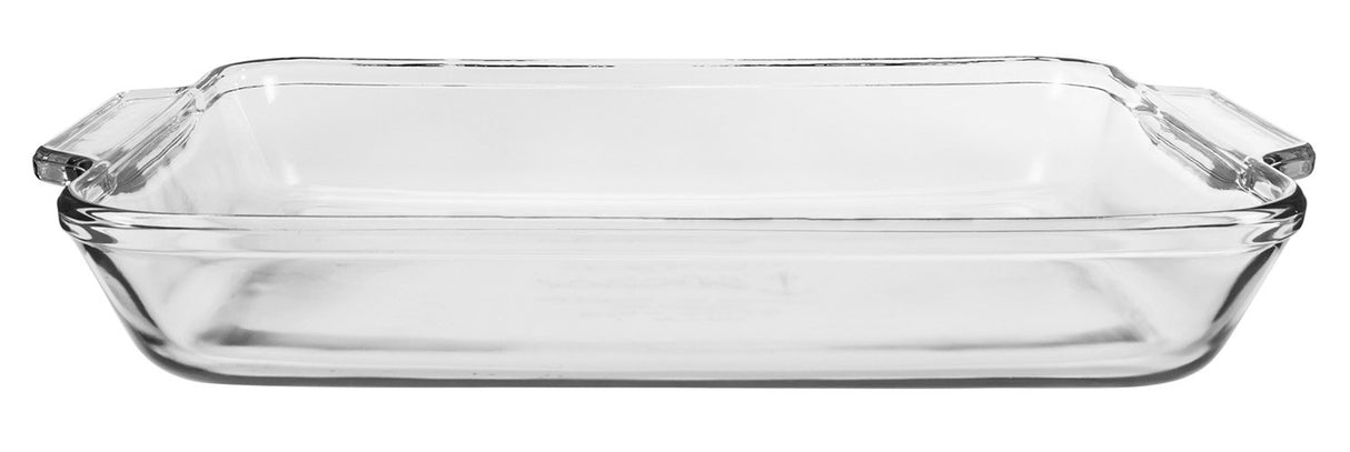 Anchor Hocking Glass Baking Dishes for Oven, 2 Piece Set (2 Qt & 3 Qt Glass Casserole Dishes) Anchor Hocking