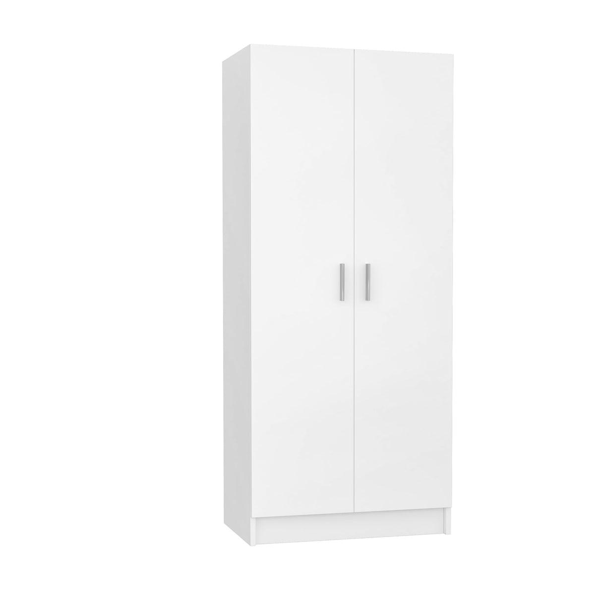 Panana 2 Door Bedroom Wardrobe Closet Bedroom Armoires Home Furniture for Storage (White) Panana
