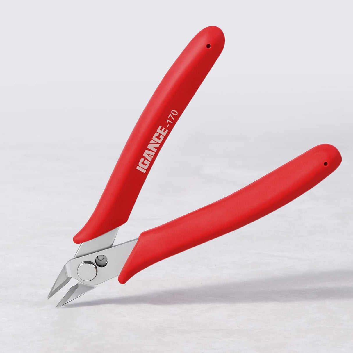 IGAN-170 Wire Cutters, Precision Electronics Flush Cutter, One of the Strongest and Sharpest Side Cutting pliers with an Opening Spring, Ideal for Ultra-fine Cutting Needs. IGAN