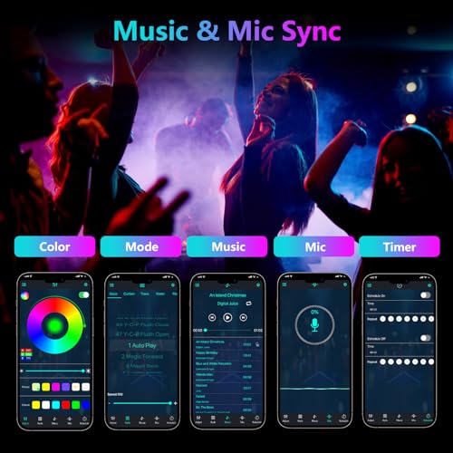 Leekimid Led Lighted Liquor Bottle Display Shelf, 20 Inch 2 Tier Whiskey Rack, Support USB, Bar Stand with RF Remote & App Control, Illuminated Acrylic Lighting Shelves for Home Bar, Party Leekimid