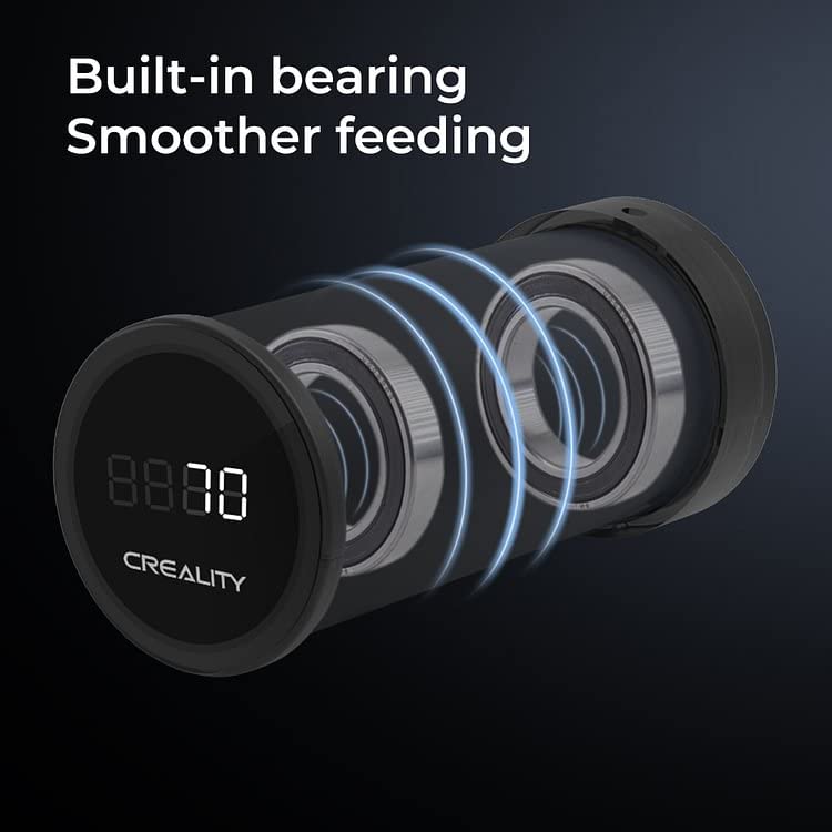 Creality 3D Printer Filament Spool Holder, Weighable Digital Spool Rack with Rechargeable Battery Smooth Feeding HD Display Filament Holder for Ender 3,Ender 3 V2,Ender 3 V3 SE/KE All FDM 3D Printer Creality