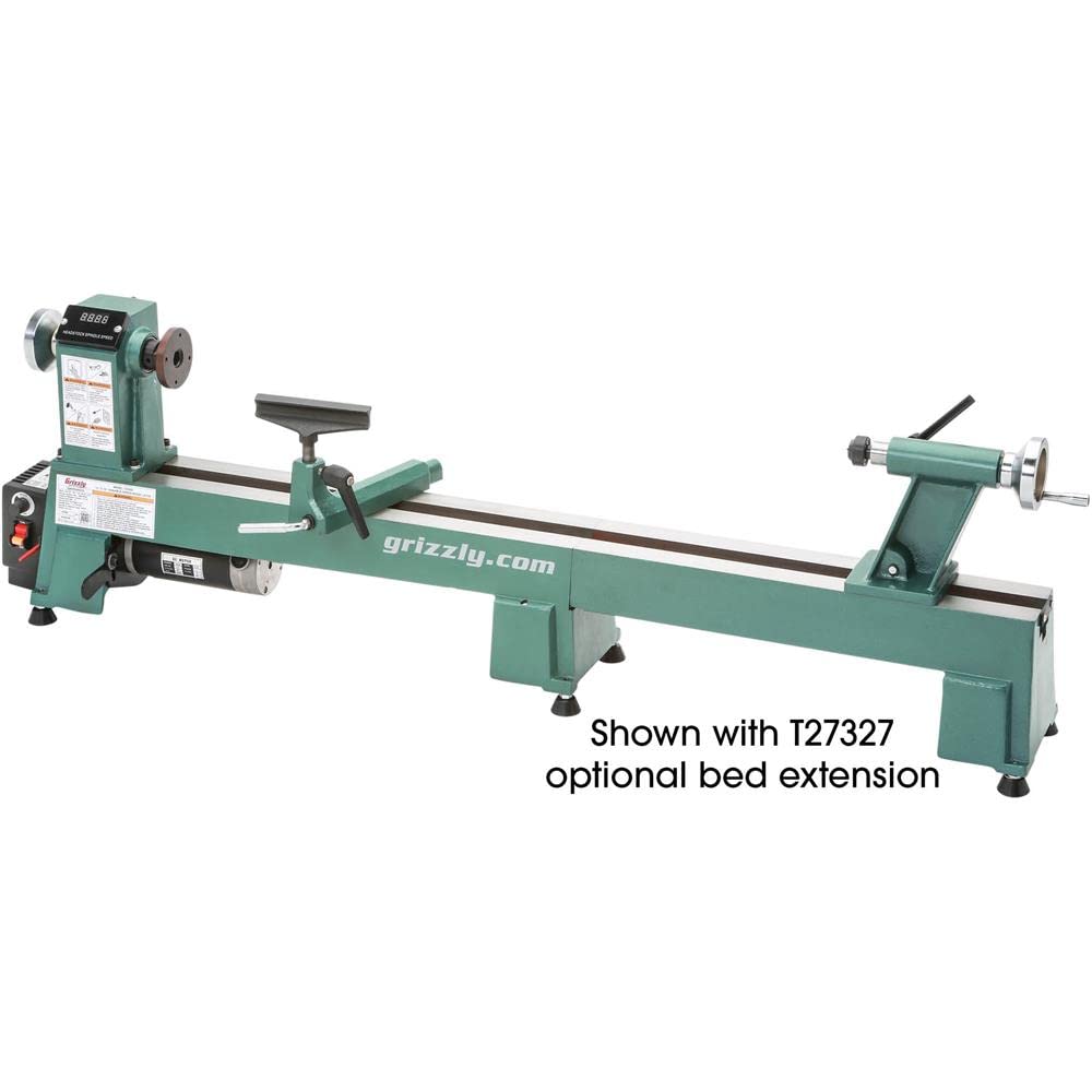Grizzly Industrial T25920-12" x 18" Variable-Speed Benchtop Wood Lathe Grizzly Industrial