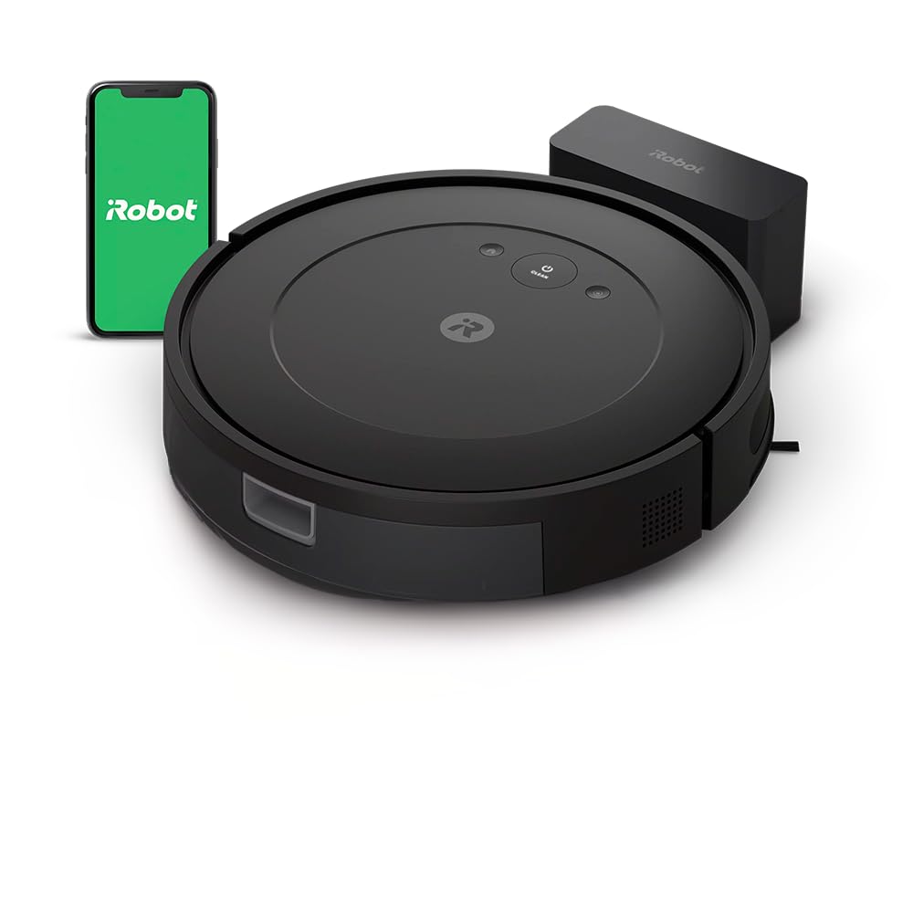 iRobot Roomba Vac Robot Vacuum (Q0120) - Easy to use, Power-Lifting Suction, Multi-Surface Cleaning, Smart Navigation Cleans in Neat Rows, Self-Charging, Alexa iRobot
