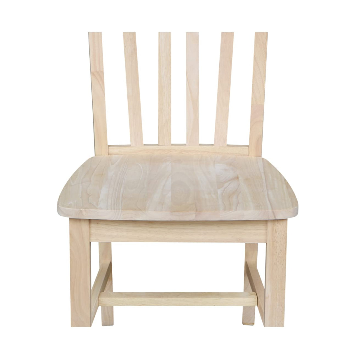International Concepts 30" Round Top Pedestal Table - With 2 Cafe Chairs, Unfinished IC International Concepts