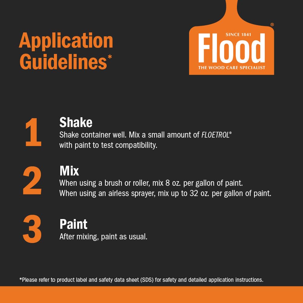 Flood Floetrol 1 qt. Clear Latex Paint Additive Flood