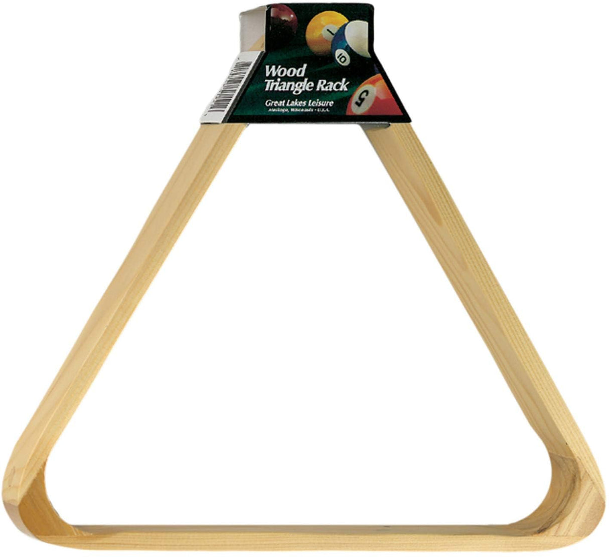 Viper Billiard/Pool Table Accessory: 8-Ball Rack, Hardwood Triangle, Holds Standard 2-1/4" Sized Balls Viper