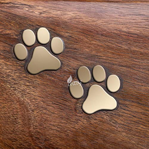 INTAJ Handmade Rosewood Pet Urns for Dogs Ashes, Personalized Wooden Urn for Ashes Handcrafted Urns for Dogs Cats Pets Ashes Memorial Keepsake INTAJ