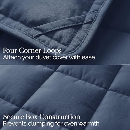 Southshore Fine Living, Inc. Quilt Comforter, Oversized King Bedding Comforters, Duvet Insert Cal King Down Alternative Comforter, Soft & Cozy Bedspread, Dark Blue Southshore Fine Living, Inc.