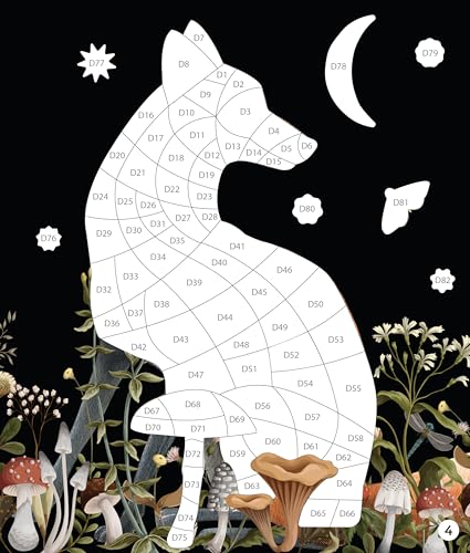 Brain Games - Sticker by Number: Enchanted Garden: Includes Foil Stickers! Brain Games