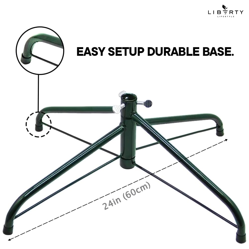 Liberty Lifestyle Christmas Tree 10 ft- Pre-Lit White and Multi-Color Premium LED Lights - Artificial Full Christmas Tree Includes Stand, Remote, and Free Bag Liberty Lifestyle