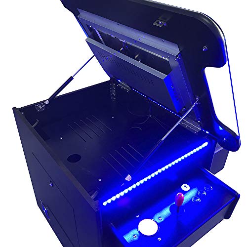 Creative Arcades Full Size Commercial Grade Cocktail Arcade Machine | 2 Player | 3500 Games | 26" LCD Lifting Screen | LED | 4 Sanwa Joysticks | Trackball | 2 Stools | 3 Year Warranty Creative Outdoor Distributor