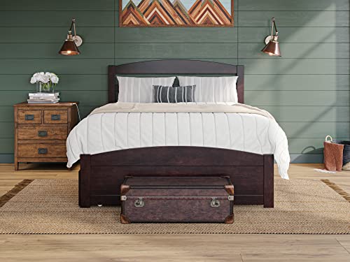 AFI, Warren Full Platform Bed with Matching Footboard & Twin Trundle, Espresso AFI